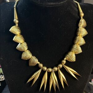 Vintage Elegant Gold Tone with Hearts Necklace!